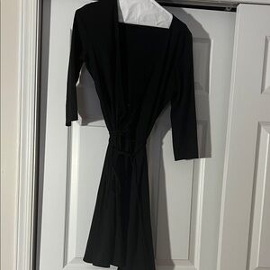 Banana Republic Black Midi Dress
